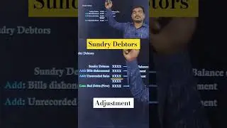 Sundry Debtors adjustment