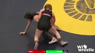 #1 Hailie Krueger vs #5 Emersyn Miller | Warrior Women's Challenge Finals 152lbs