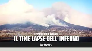 Incendio Vesuvio, così le fiamme hanno divorato il vulcano in poche ore