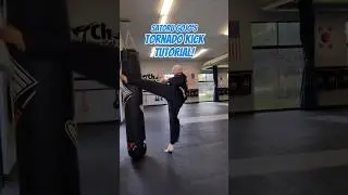 GOJO'S TORNADO KICK TUTORIAL! #jujutsukaisen #martialarts #taekwondo #kickboxing #shorts  #anime