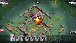 Sneaky Archer and Night Witch 3 Attack | COC Cambodia