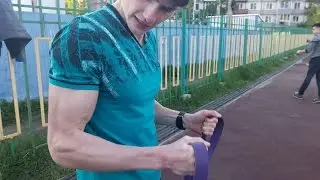Базовая тренировка Максима Гуриненко (Street Workout)