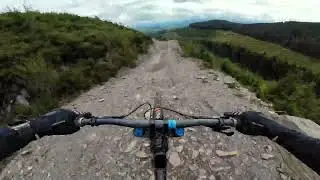 Lovey Dyfi top section at Dyfi Bikepark