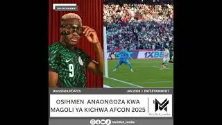 VICTOR KWA MAGOLI YA VICHWA #osihmen #nigeria #football #viral #afcon #nigeria