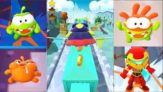 Om Nom: Run 🐸 Cut The Rope Gameplay Walkthrough Part - All Levels/Chapters/Episodes (iOS, Android)