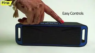 PTron Throb Wireless Bluetooth Speaker For All Smartphones