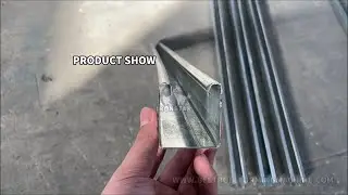 IRONSTAR Roller shutter door guide rail roll forming machine