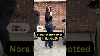 Nora Fateh spotted in Bandra😍 #bollywood #viral #shorts #viralvideos #video bollywood spotted shorts