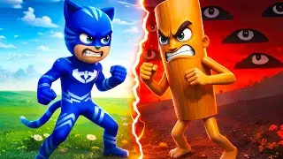 Catboy vs Tung Tung Sahur &mdash; When the Line Is Finally Drawn | PJ Masks Animation 🌙⚡