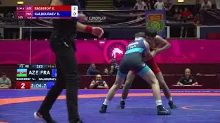 GOLD FS - 48 kg: V. BAGHIROV (AZE) v. R. GALBOURAEV (FRA)