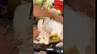 Amazing!!! wonderful peeling Big coconut skills #amazing #shorts #viralvideo #everyone