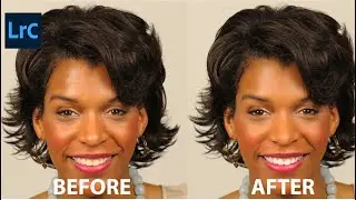 How To Remove Hot Spots & Fix Shiny Oily Skin | Light Room Classic
