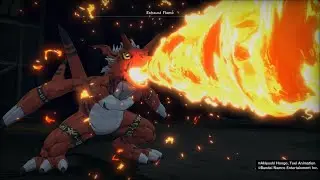 Digimon Story Time Stranger Growlmon Renamon and Impmon random battle
