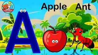 ABC Song for Kids 🎶 Learn Alphabet A-Z with Phonics | Toddler Learning Video 🌈 | A For Apple & Ant