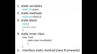 What is static keyword in java| How to use static keyword in java