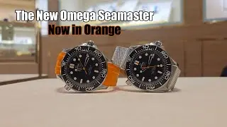 The New Omega Seamaster Diver with a touch of Orange: Hands-on Impressions