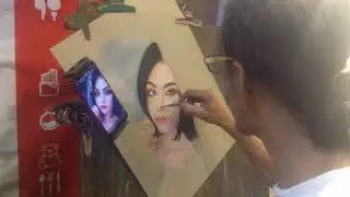 Iedet (portrait) Kuala Lumpur Street Artist