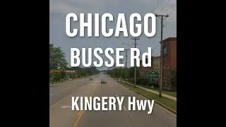 Driving Through Chicago POV I BUSSE Rd/KINGERY Hwy