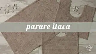 PARURE ITACA set 3 pezzi tappeto bagno