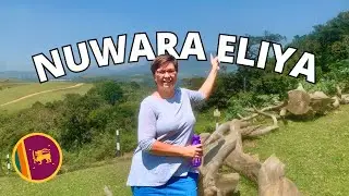 Nuwara Eliya ⛰️🇱🇰  Pointing at the tallest mountain in Sri Lanka