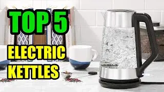 TOP 5: Best Electric Kettles with Auto Shut Off 2021 | LED Lights