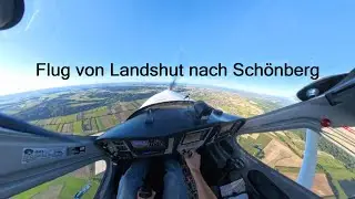 Flug von Landshut EDML nach Sch&ouml;nberg EDPK