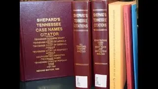 Using Shepard's Tennessee Citations