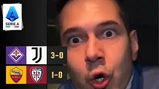 NAUFRAGIO BIANCONERO‼️ FIORENTINA-JUVE 3-0 e ROMA-CAGLIARI 1-0