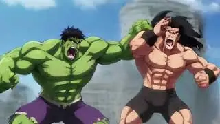 Hulk vs Colossal Titan When Hulk Faces a Colossal Monster 😱🔥