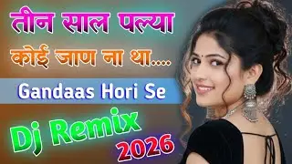 तीन साल पल्या कोई जान न था || Dj Remix Song || Instagram Viral 2026 | Gandaas hori se  haryanvi song