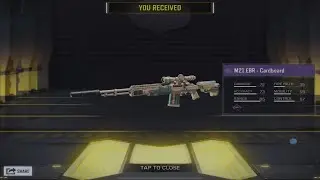 Credit Store Update NEW FREE Epic M21 EBR-Cartboard COD Mobile  Nuke Gameplay‼️