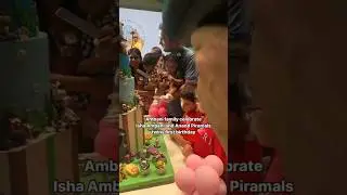 Isha Ambani Anand Piramal Celebrating Their Twins Aadiya And Krishna First Birthday Throwback #short