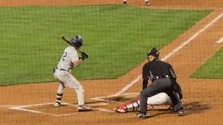 SDSU Aztecs catching error scores one at GCU Troy Sanders at bat Phoenix Arizona