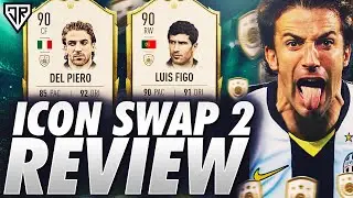 Review Del Piero 90 Figo 90 ICON SWAP 2 Fifa 20