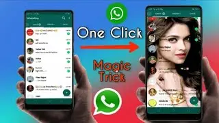 Change Whatsapp Home Screen Background - Use Own Photo 2019 new trick