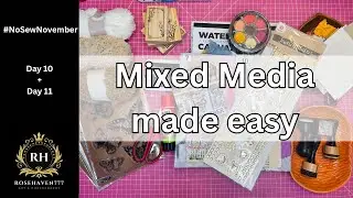 Mixed Materials & Mini Collage Tutorial| Junk Journal Ideas with Texture