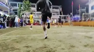 Volleyball night' match..... volleyballindia... volleyball match... volleyball player tournament 