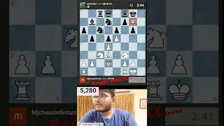 Amazing knight sac leads to check mate