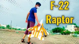 RC F-22 Raptor flying #shorts #myfirsthorts