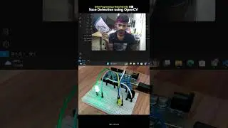 face detection project using arduino and python opencv! #shorts