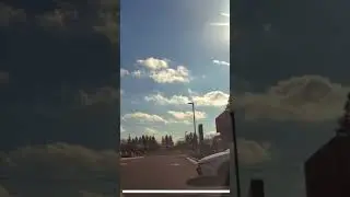Distracted driver runs stop sign almost causing an accident #dashcamvideo #crash #drivingfails #car