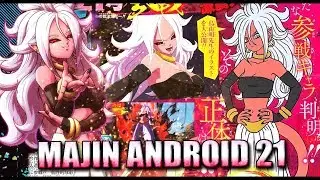 MAJIN ANDROID 21 SCANS!! ATTACKS, TRANSFORMATION ETC | DRAGON BALL FIGHTERZ