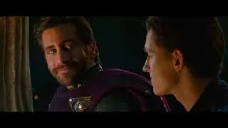 Spider Man Far From Home Scene DRONE ATTACK TO THE SCHOOL BUS and spider saves every one life