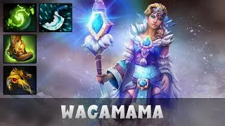 WAGAMAMA Crystal Maiden MID LANE Gameplay | Dota 2 Full Game