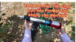 Bơm HỎA TIỄN 36v / 400w . CHẠY TRỰC TIẾP ĐIỆN MẶT TRỜI , KH&Ocirc;NG CẦN ĐIỆN LƯỚI