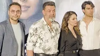 Bobby Deol With Family and Abhay Deol Attend Father Dharmendra Last Movie Ikkis Screening 