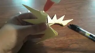 Making a origami sun pt2 finale