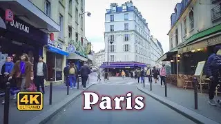 Paris France, Walking Tour 2022 | Rue du Faubourg Saint Antoine, Rue de la Roquette 4K UHD
