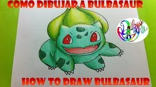 como dibujar a bulbasaur pokemon/how to draw bulbasaur pokemon