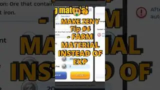 MAKE ZENY TIP # 4 - Farm Material #zenyonly #romc #rmcl #tips #mmorpg #ragnarokmclassic #kingspade